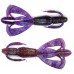 Приманка силиконовая на хищника, Taipan Crazy Flip, 2,8 дюйма, 8шт/уп, цвет №12 Violet mistik pink